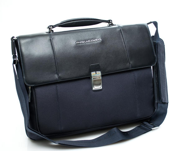 CAMPIONARIO - LINK 2 Cartella porta PC 13", espandibile blu - Cartelle Lavoro