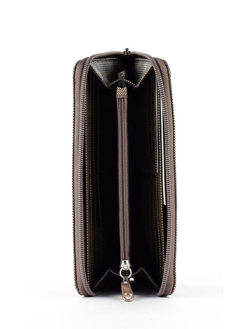 MD20 Portafoglio grande zip around Taupe - Portafogli Donna