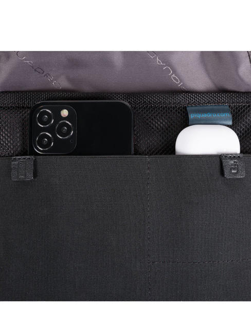 brief 2 monospalla in tessuto riciclato Nero - Tracolle Uomo