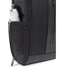 PIQUADRO BRIEF 2 Zaino porta PC in tessuto riciclato Nero - Zaini da lavoro porta PC - 4