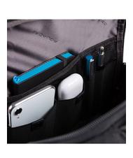 PIQUADRO BRIEF 2 Zaino porta PC in tessuto riciclato Nero - Zaini da lavoro porta PC - 8