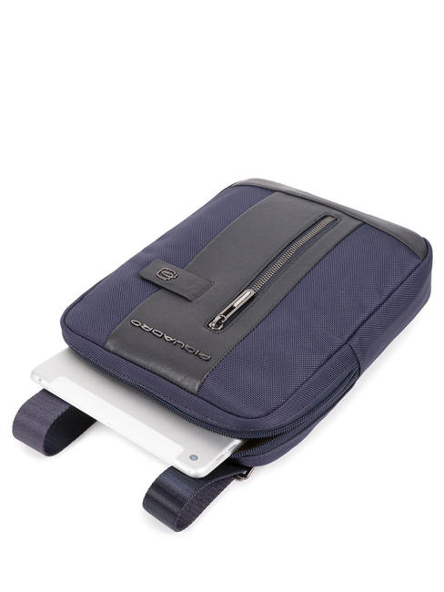 BRIEF 2 borsello porta ipad in tessuto riciclato blu - Tracolle Uomo