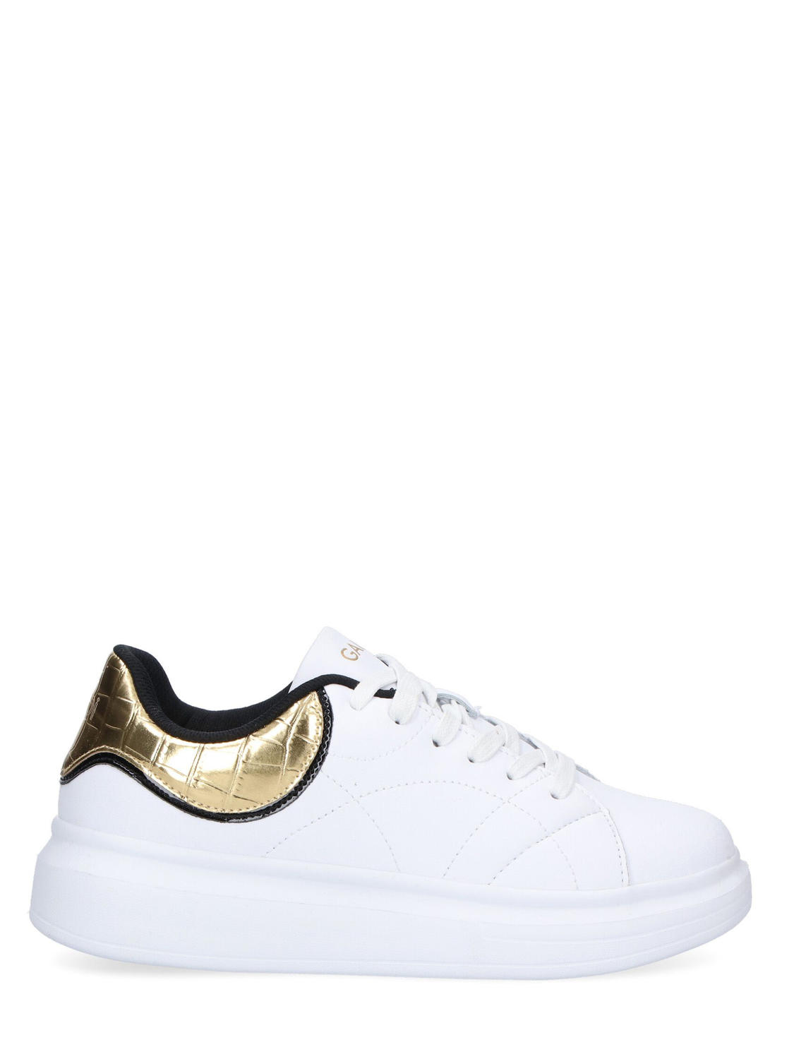 Gaudì Norah Sneakers Da Donna In Pelle White-Gold - Acquista A Prezzi  Outlet!