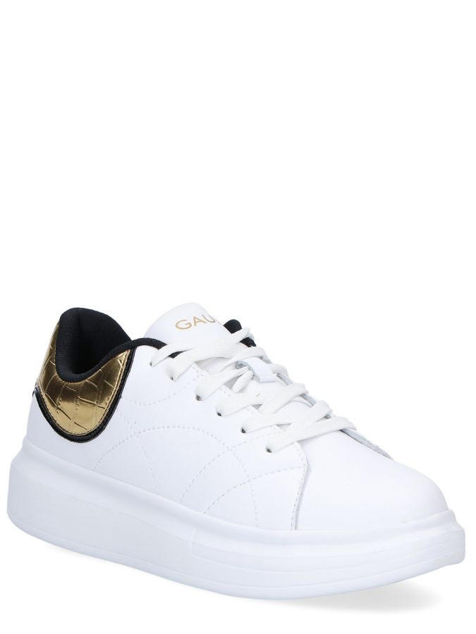 Gaudì Norah Sneakers Da Donna In Pelle White-Gold - Acquista A Prezzi  Outlet!