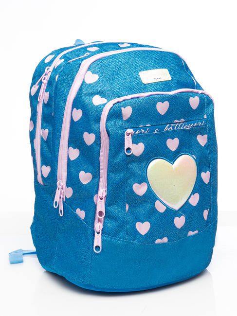 CUORI e BATTICUORI Zaino  denim - Zaini Scuola & Tempo Libero