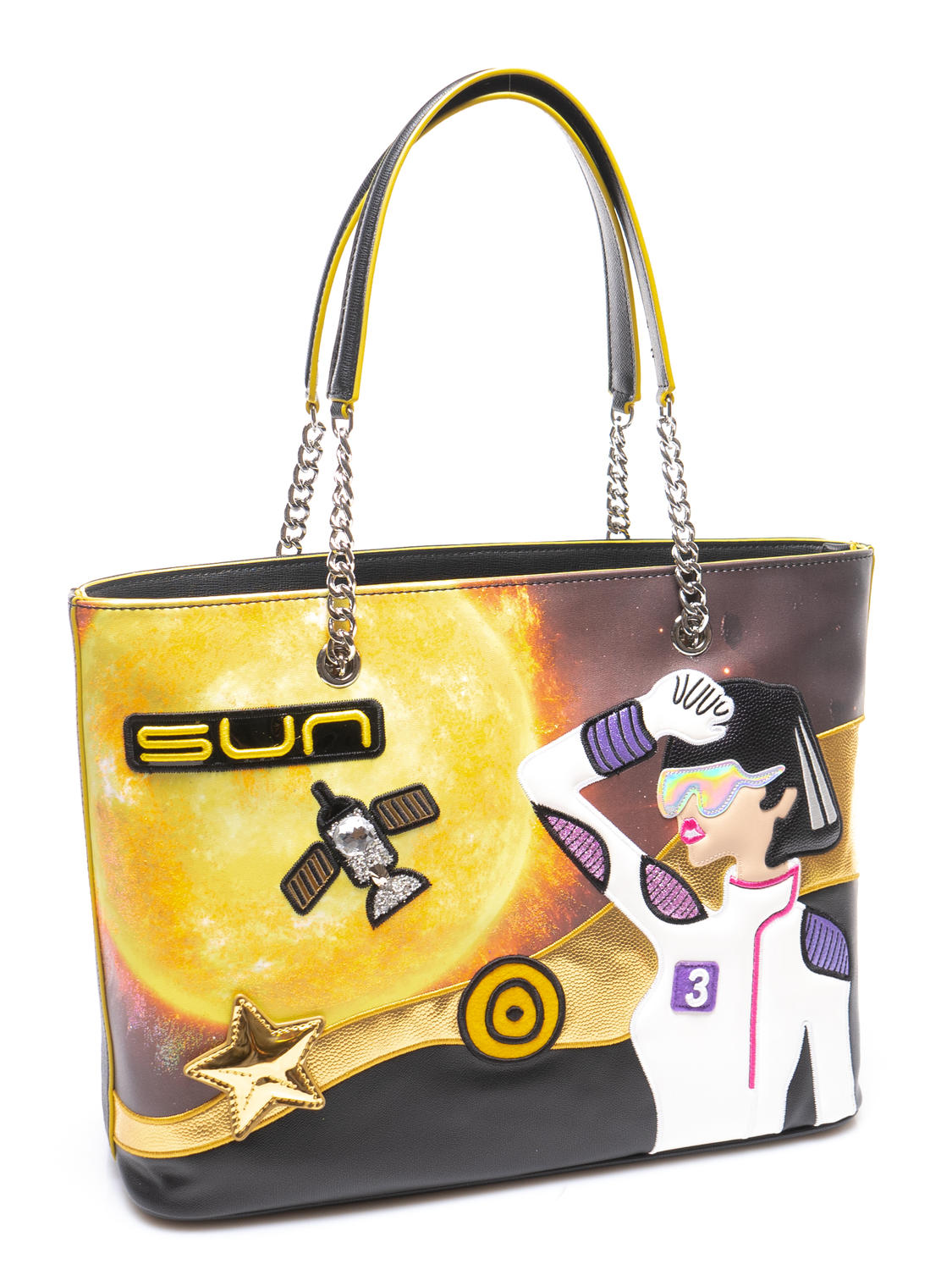 Braccialini Tua Cartoline Borsa A Spalla Fantasia - Acquista A Prezzi  Outlet!