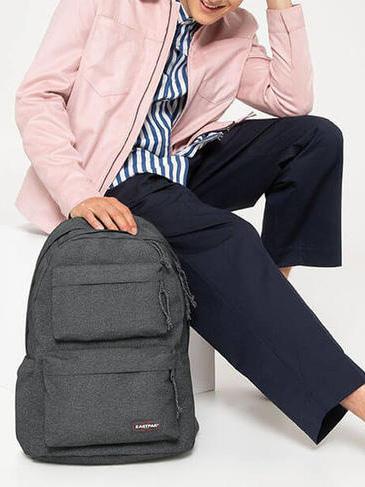 PADDED DOUBLE Zaino porta pc 13.3" BlackDenim - Zaini Scuola & Tempo Libero