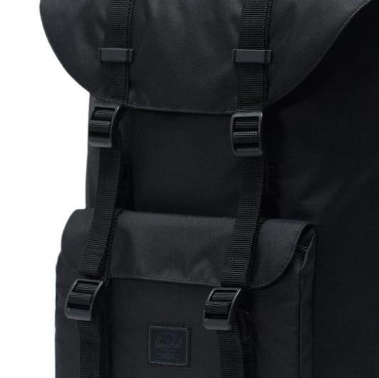 LITTLE AMERICA LIGHT Zaino porta PC 15" LIGHT BLACK - Zaini Scuola & Tempo Libero