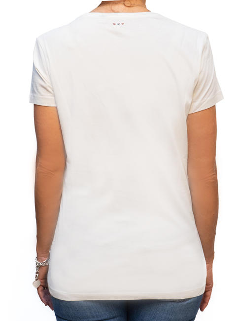 SALDIERA BONE T-shirt da donna in cotone bone - T-shirt e Top Donna