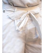 MANILA GRACE   Pantaloni cropped in cotone - Pantaloni Donna