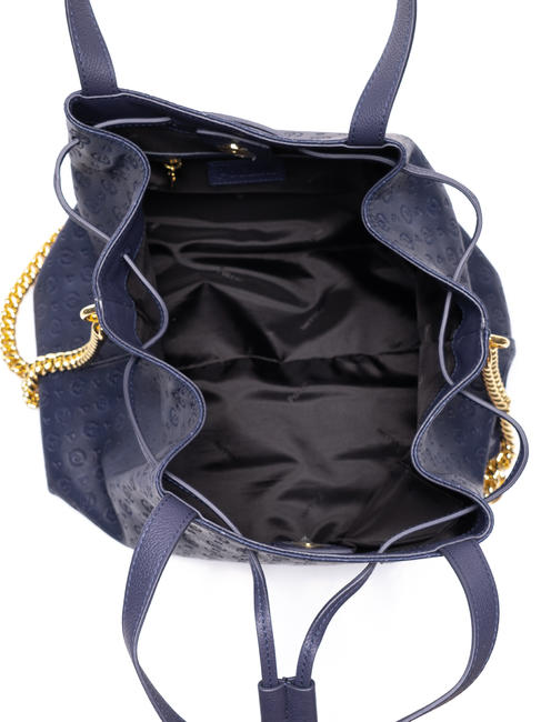 HERITAGE EMBOSSED Borsa a mano blu - Borse Donna