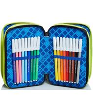 APPACK WEBKINS Astuccio con Kit Scolastico Completo Nero - Astucci e Accessori - 3