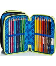 APPACK WEBKINS Astuccio con Kit Scolastico Completo Nero - Astucci e Accessori - 4