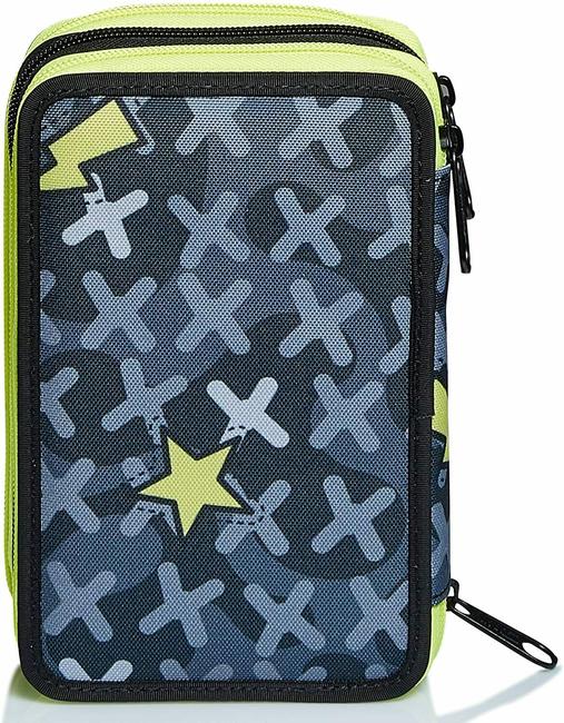 WEBKINS Astuccio con Kit Scolastico Completo Nero - Astucci e Accessori