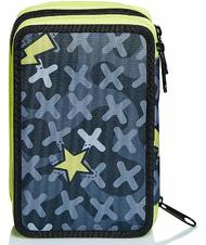 APPACK WEBKINS Astuccio con Kit Scolastico Completo Nero - Astucci e Accessori - 7