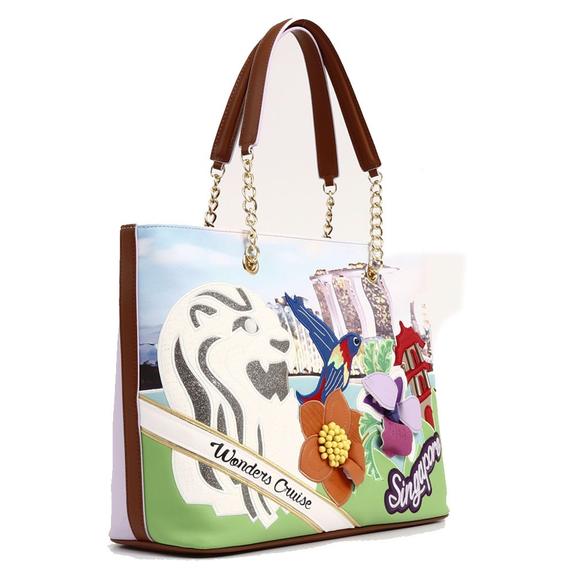TUA Cartoline SINGAPORE Borsa a spalla Fantasia - Borse Donna