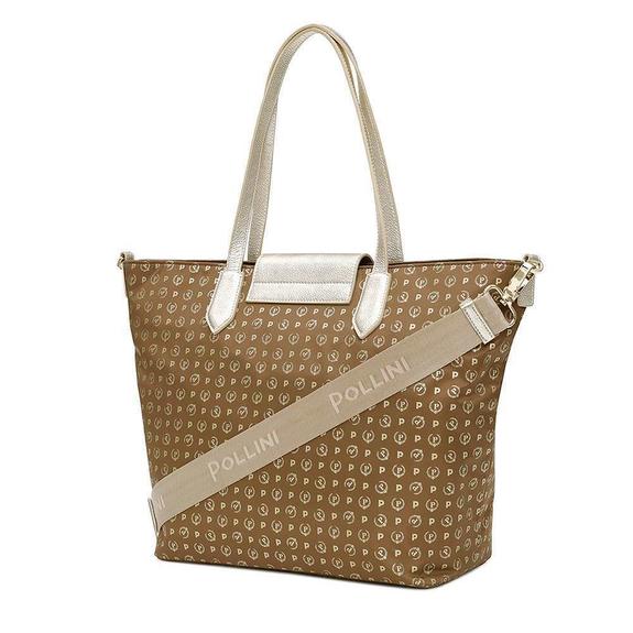 HERITAGE SOFT Shopping bag, con tracolla marr/oro - Borse Donna