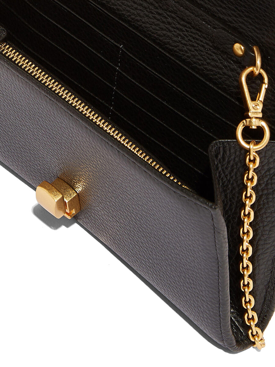 Coccinelle Zaniah Portafoglio / Pochette Con Tracolla Nero - Acquista A  Prezzi Outlet!