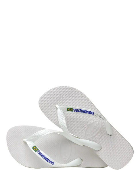 BRASIL LOGO Infradito  white - Scarpe Unisex