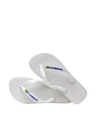 HAVAIANAS BRASIL LOGO Infradito  white - Scarpe Unisex - 2