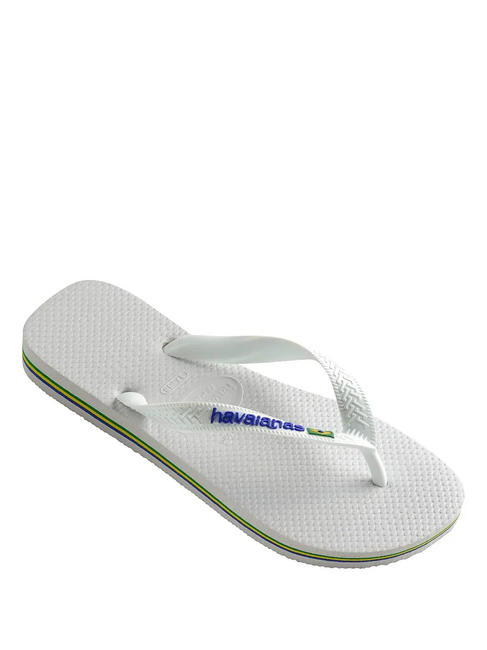 BRASIL LOGO Infradito  white - Scarpe Unisex