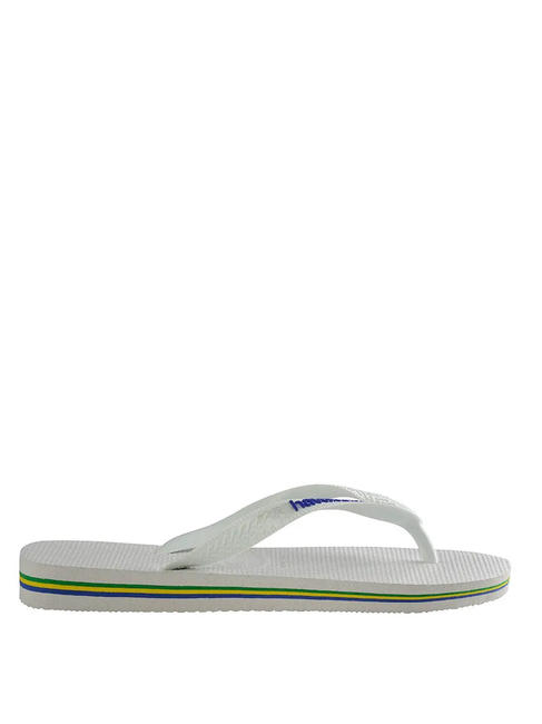 BRASIL LOGO Infradito  white - Scarpe Unisex