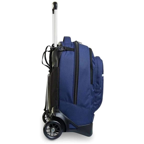 NEW PLUG Logo  Zaino con Carrello sganciabile patriotblu - Zaini con carrello