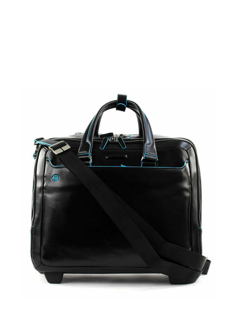 BLU SQUARE Trolley pilota in pelle Nero - Trolley Pilota