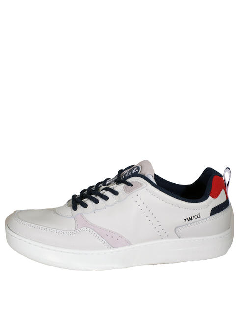 PEAK Sneakers in pelle whi/nav - Scarpe Uomo