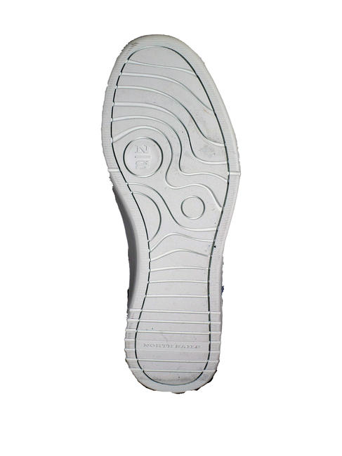 PEAK Sneakers in pelle whi/nav - Scarpe Uomo