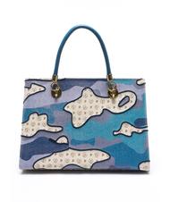 POLLINI HERITAGE SPLASH Borsa a mano, con tracolla GHIACCIO - Borse Donna - 4