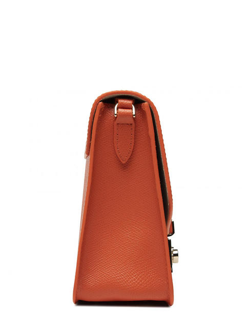 METROPOLIS S Mini bag a tracolla, in pelle tangerine - Borse Donna