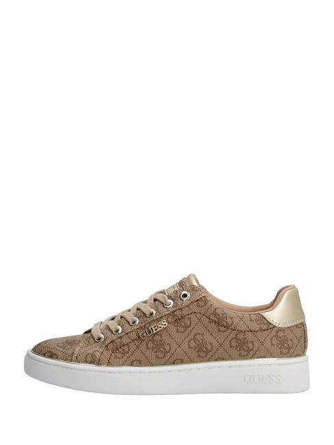 BECKIE LOGO  Sneakers  Beige/Brown - Scarpe Donna