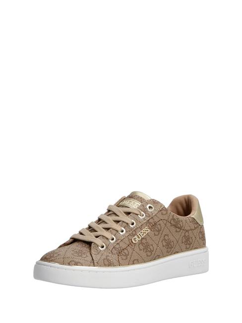 BECKIE LOGO  Sneakers  Beige/Brown - Scarpe Donna