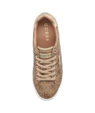 GUESS BECKIE LOGO  Sneakers  Beige/Brown - Scarpe Donna - 5