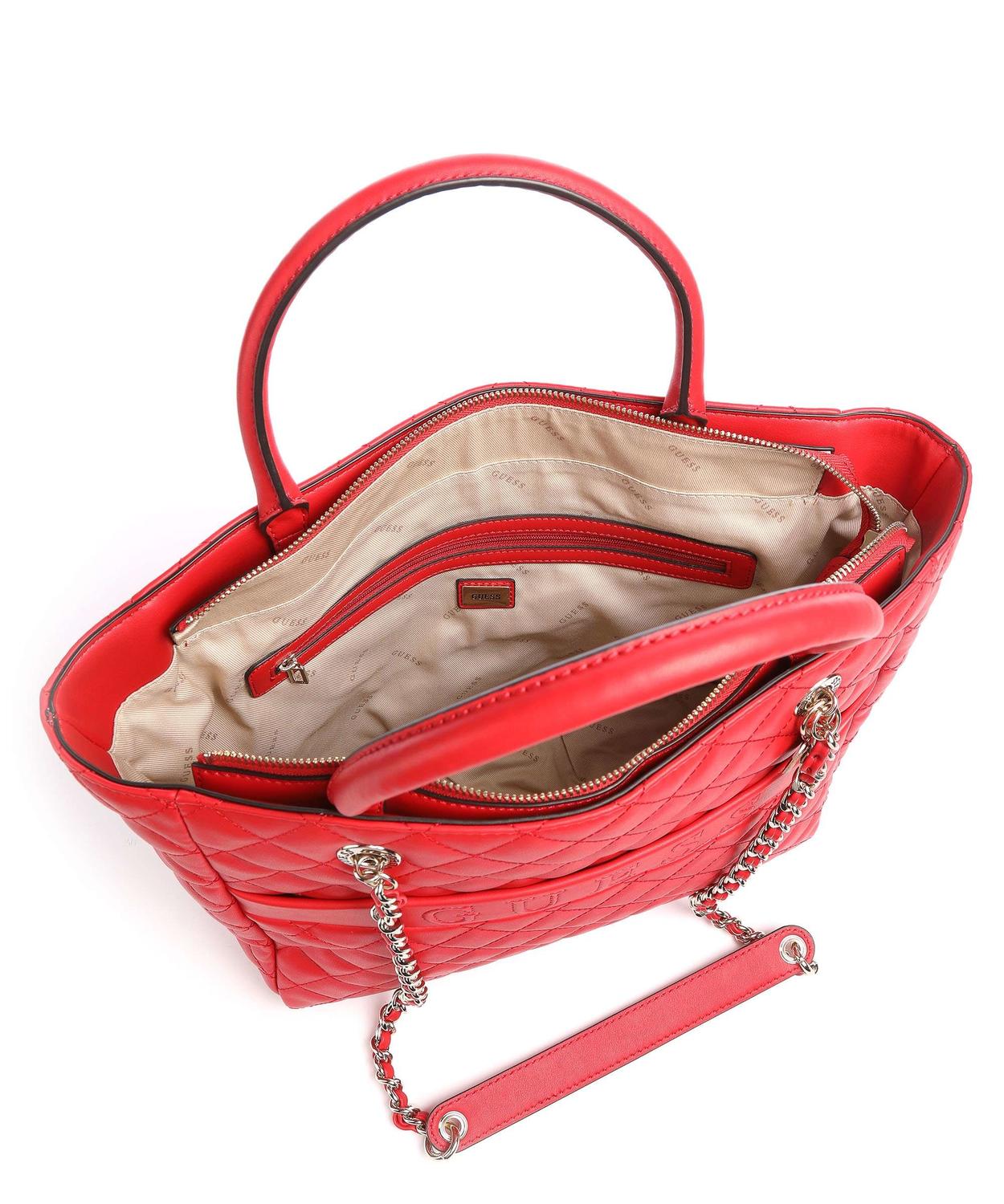 Guess Illy Elite Borsa A Mano Con Tracolla Rosso - Acquista A Prezzi Outlet!