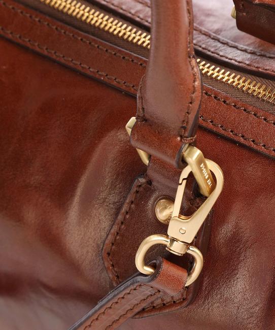 STORY Bauletto con tracolla, in pelle MARRONE - Borse Donna