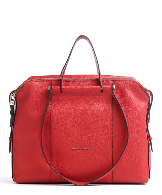 CIRCLE  Borsa multifunzione in pelle ROSSO - Cartelle Lavoro