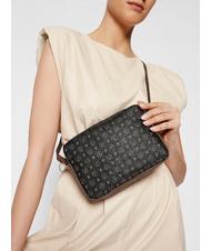 POLLINI HERITAGE CLASSIC Mini bag a tracolla nero marrone - Borse Donna - 6