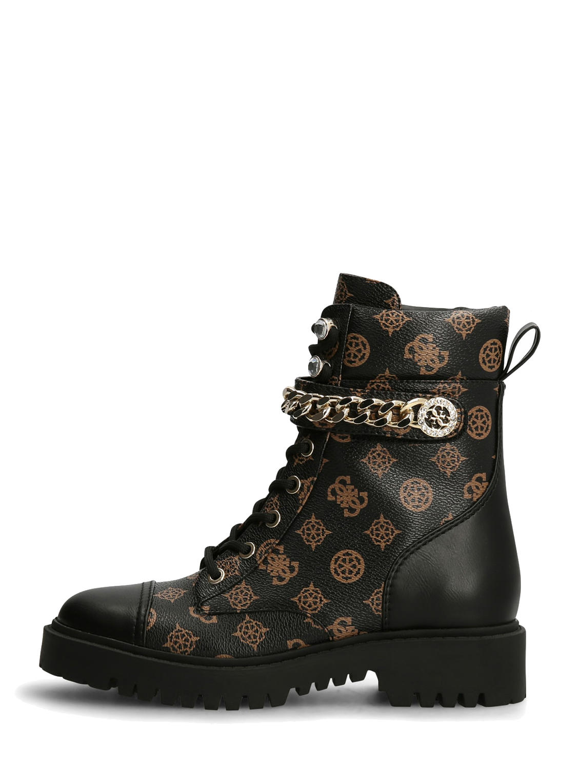 Guess Odyssa Stivaletti Anfibi Brown Ocra - Acquista A Prezzi Outlet!