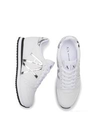 ARMANI EXCHANGE RIO Sneakers whi/silv - Scarpe Donna - 5