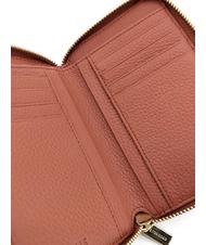 COCCINELLE METALLIC SOFT Portafoglio medio in pelle zip around cinnam - Portafogli Donna - 3