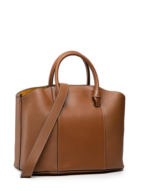 MIASTELLA Borsa a mano con tracolla cognac - Borse Donna