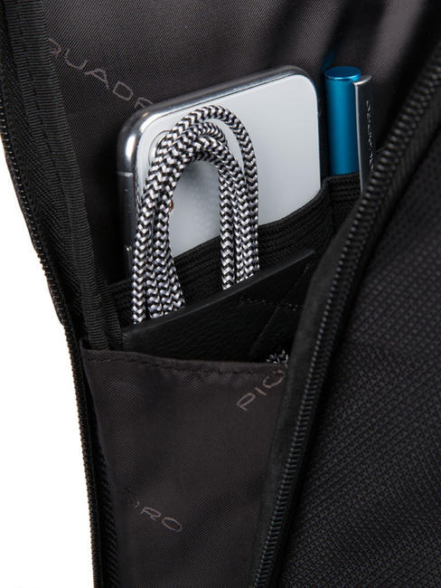 TRAKAI Zaino porta PC 14"/Ipad 12,9" Nero - Zaini da lavoro porta PC