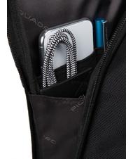 PIQUADRO TRAKAI Zaino porta PC 14"/Ipad 12,9" Nero - Zaini da lavoro porta PC - 4