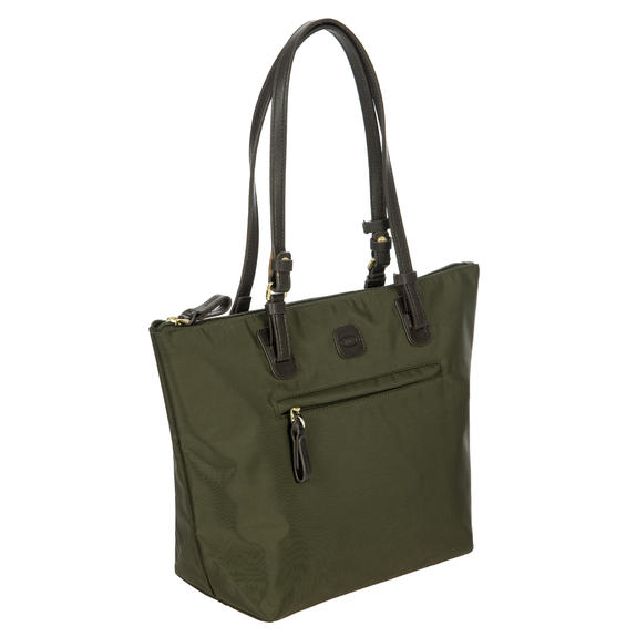 X-BAG Shopping bag a spalla oliva/moro - Borse Donna