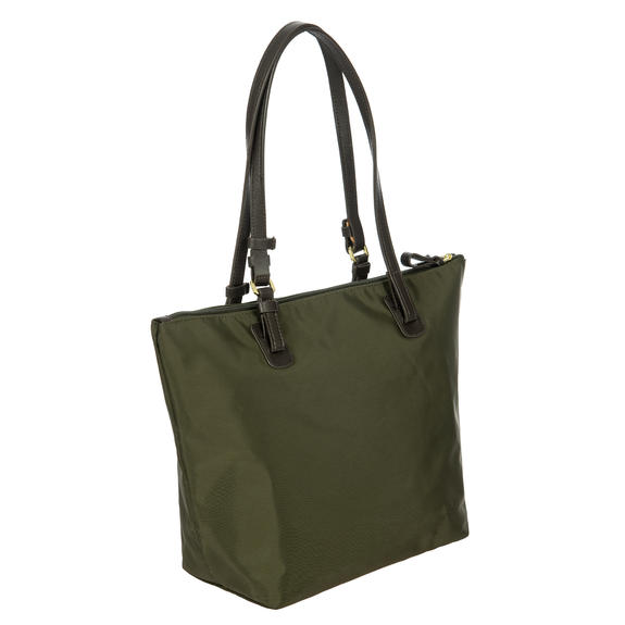X-BAG Shopping bag a spalla oliva/moro - Borse Donna
