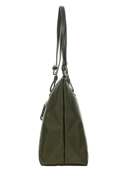 X-BAG Shopping bag a spalla oliva/moro - Borse Donna