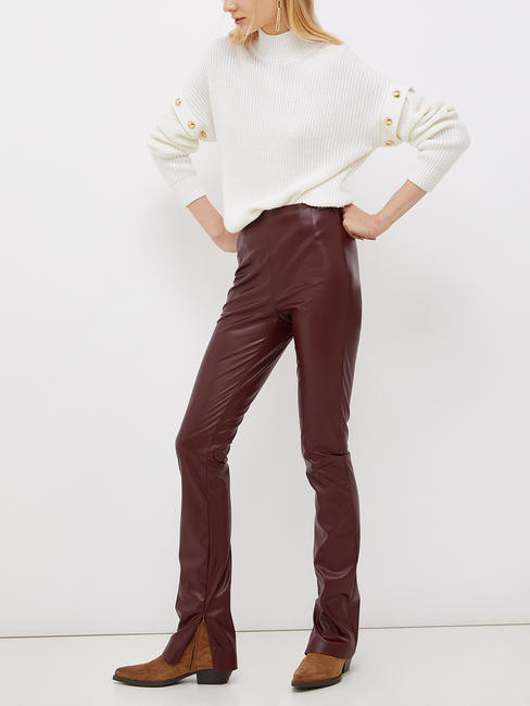   Maglione a collo alto con borchie bialana - Maglie Donna
