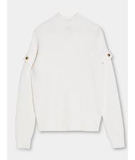 LIUJO   Maglione a collo alto con borchie bialana - Maglie Donna - 6